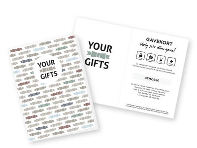 Gavekort YourGifts 250,-
